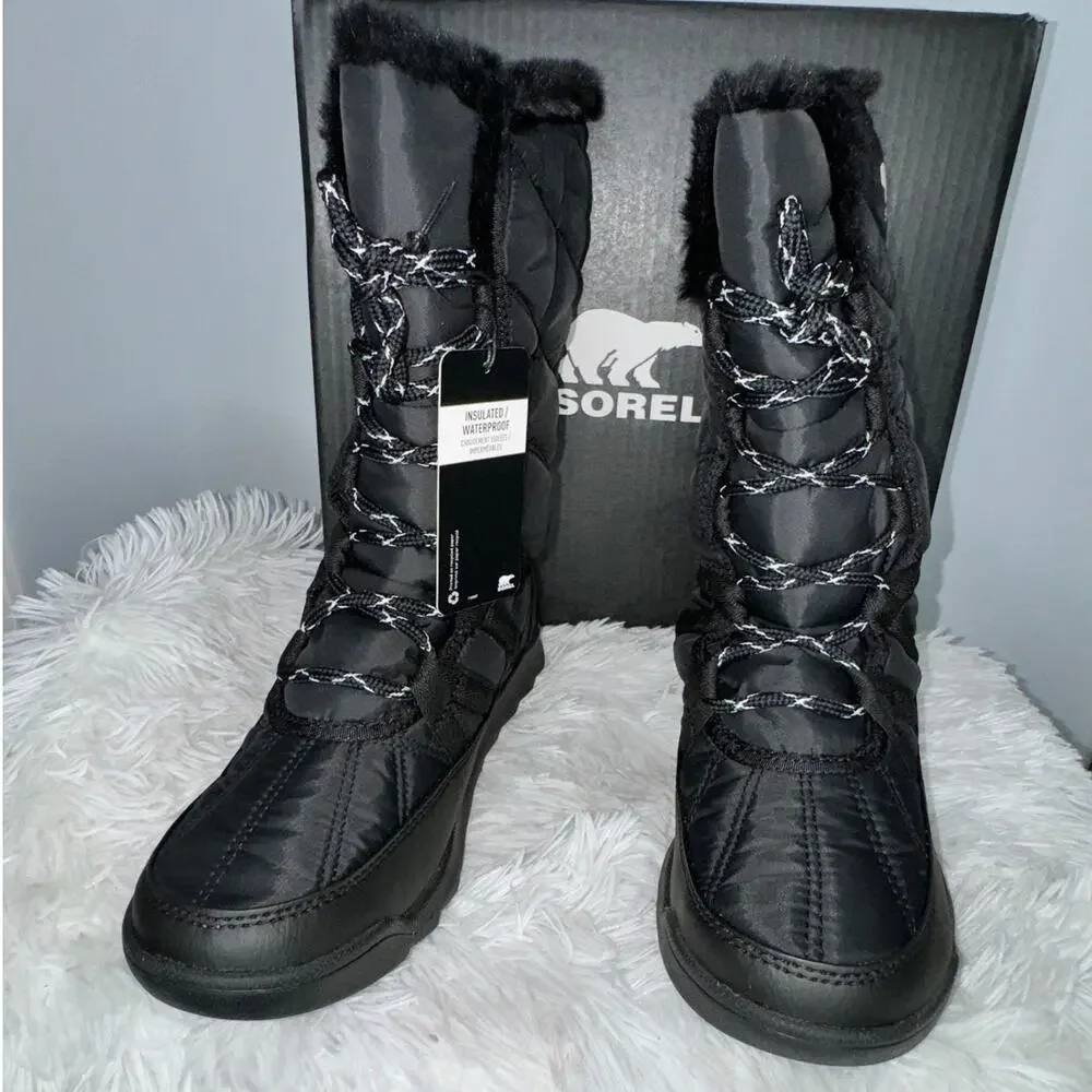 SOREL Whitney II Tall Lace Boots Size 6.5 NEW